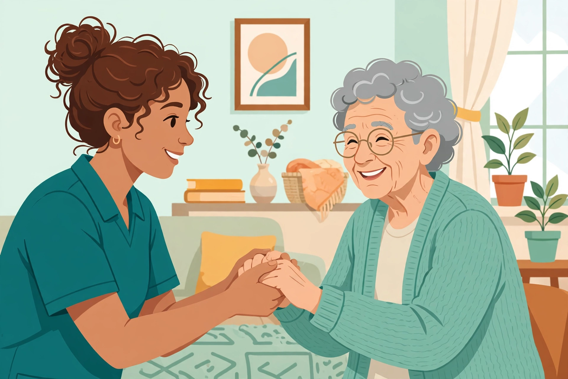 Caregiver illustration