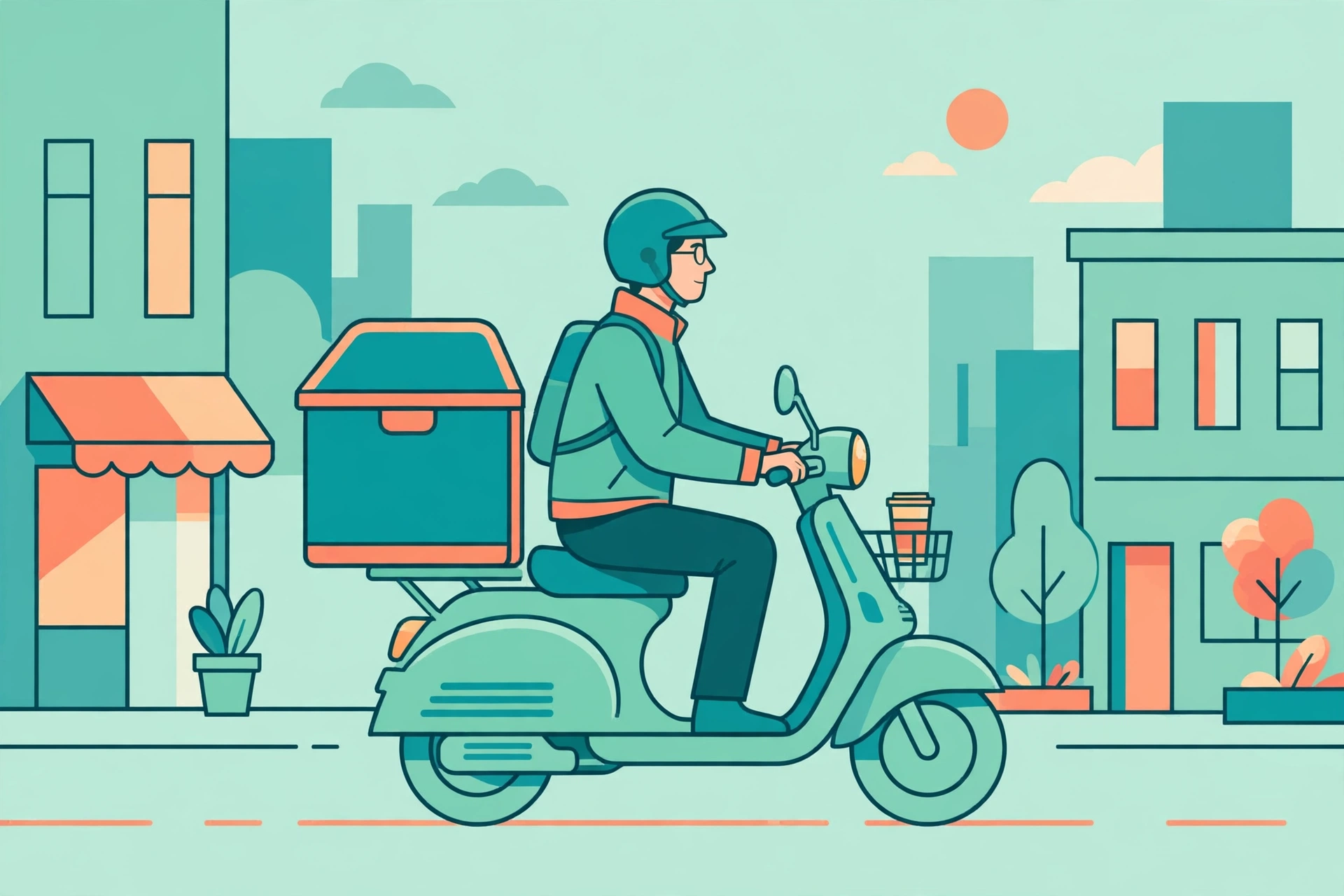 Delivery Driver illustration