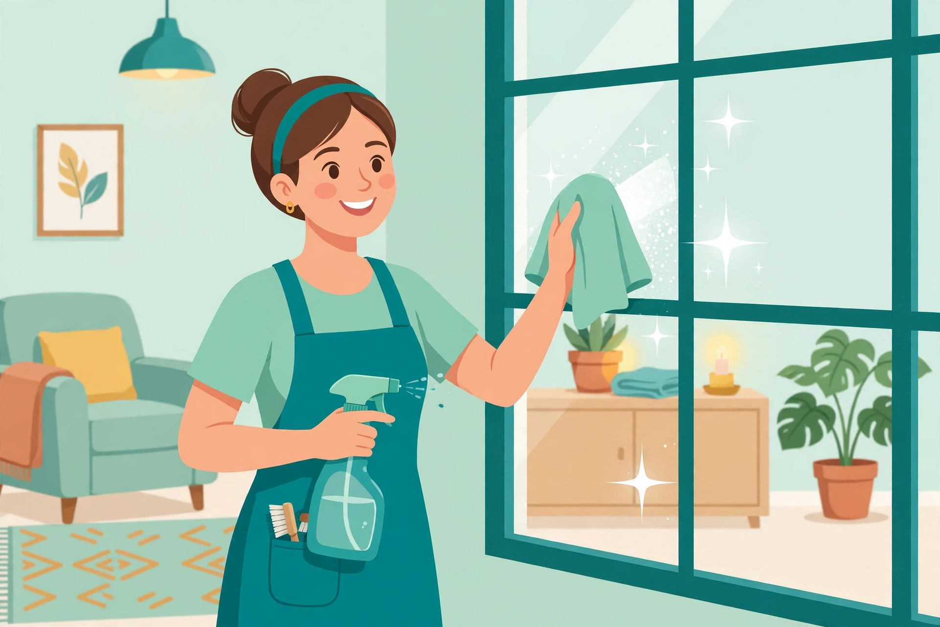 House Cleaner illustration