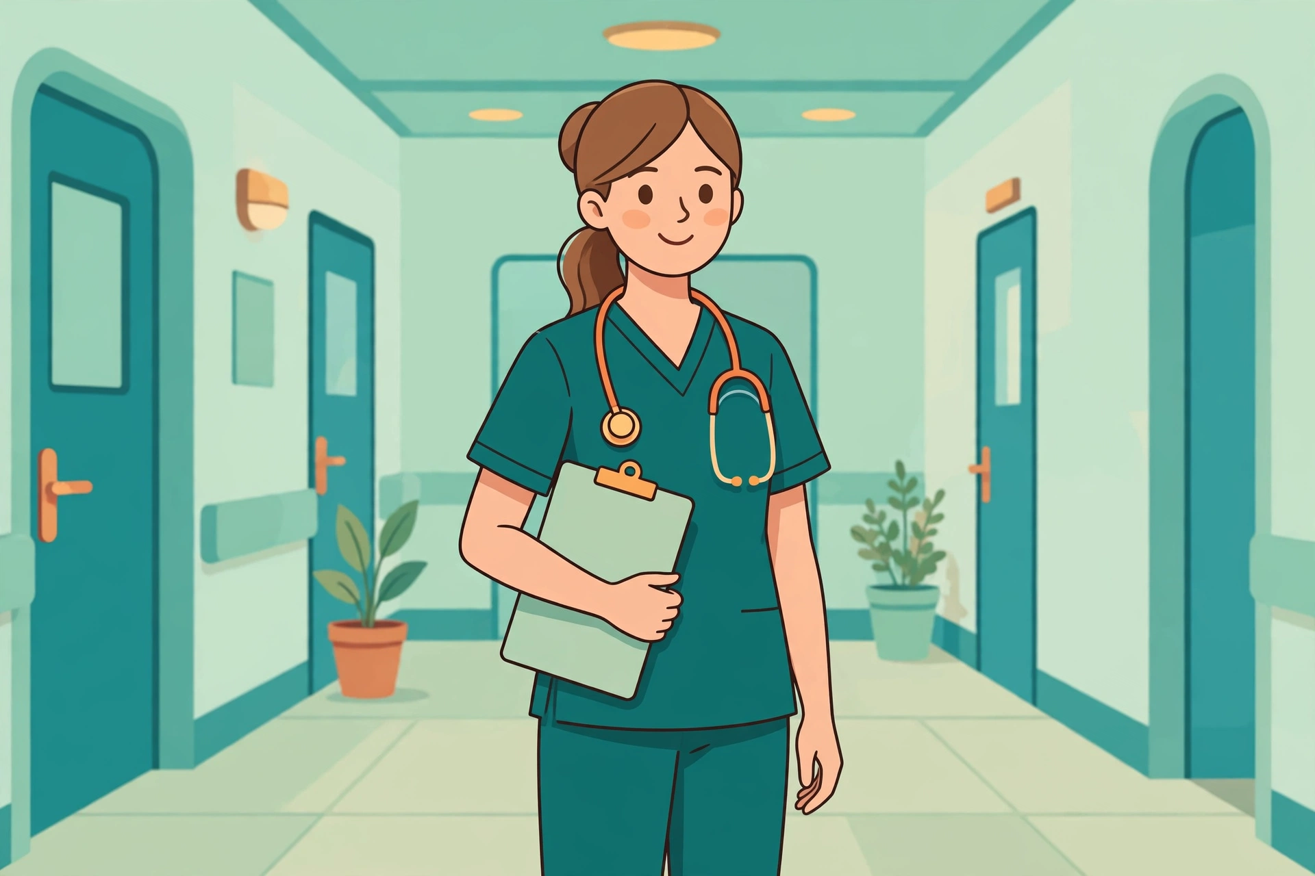 Nurse & Healthcare Support illustration
