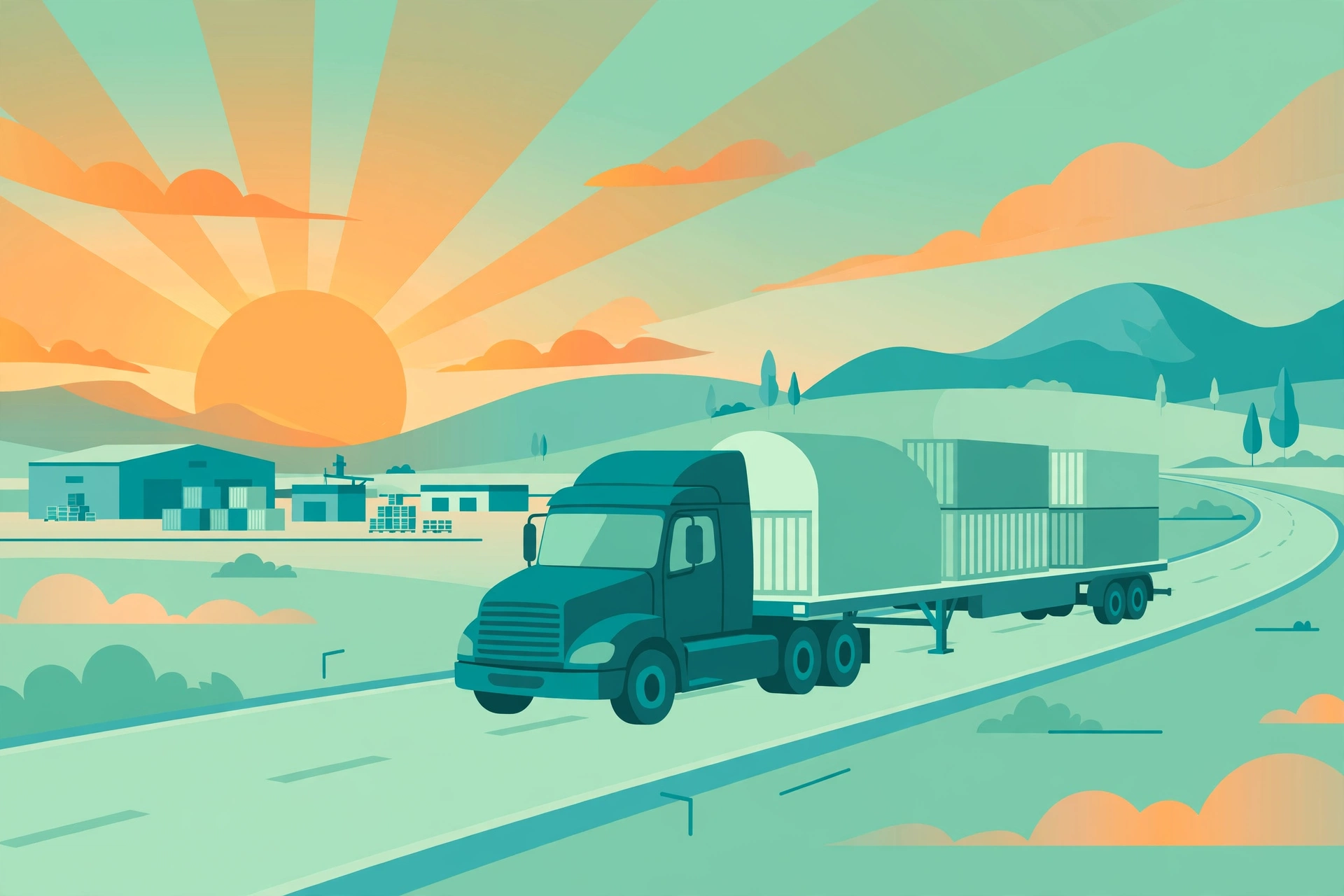 Truck Driver illustration